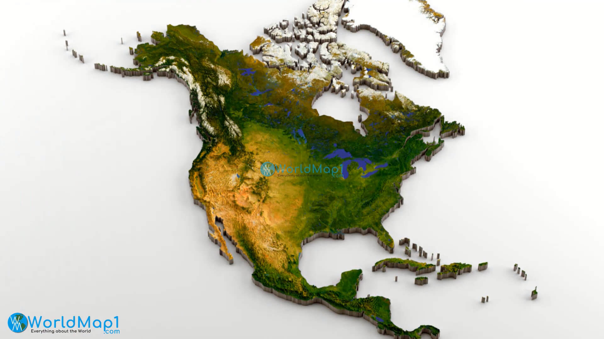 North America Geology Map